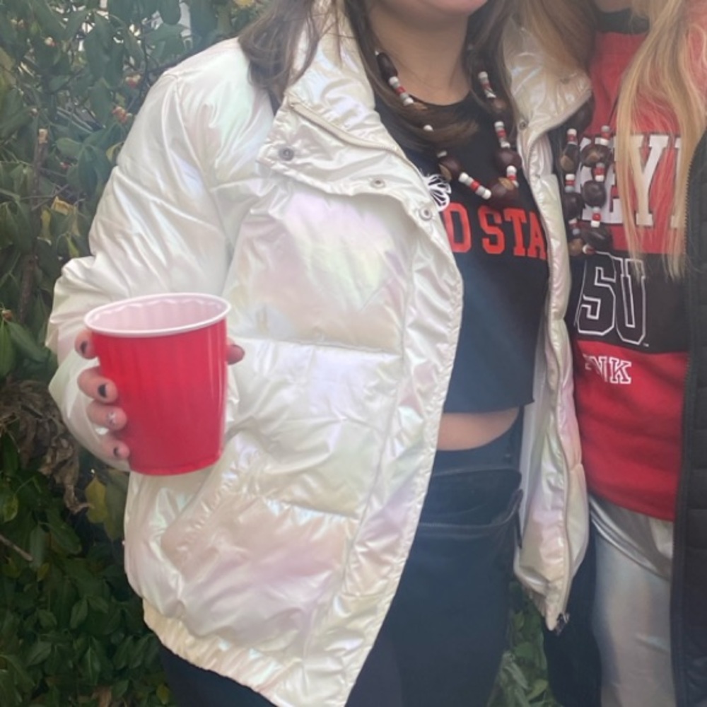 Iridescent Puffer Jacket - Picture 4 of 4